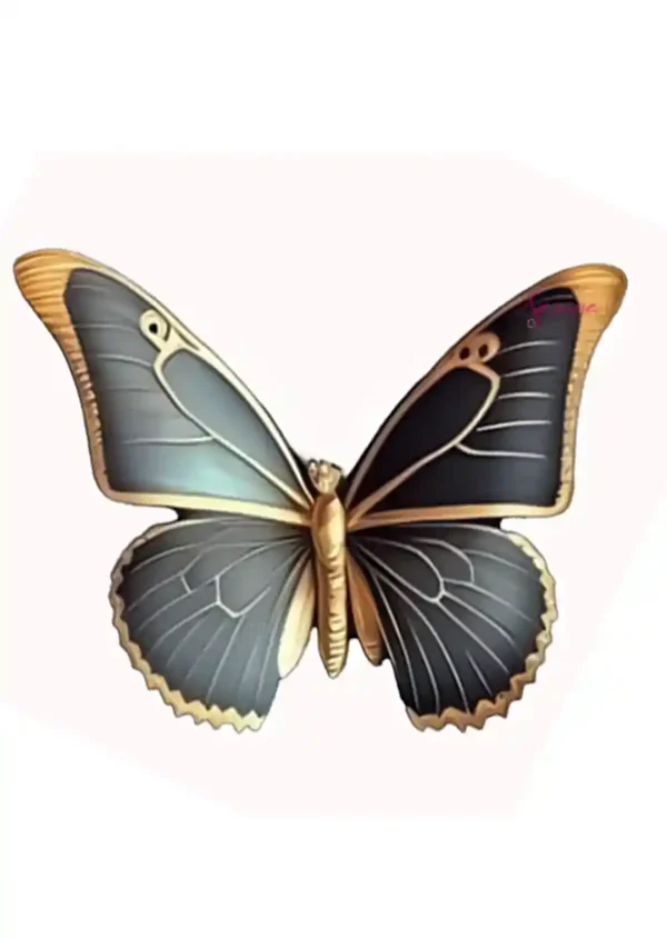 پروانه مشکی و طلایی طرح 52