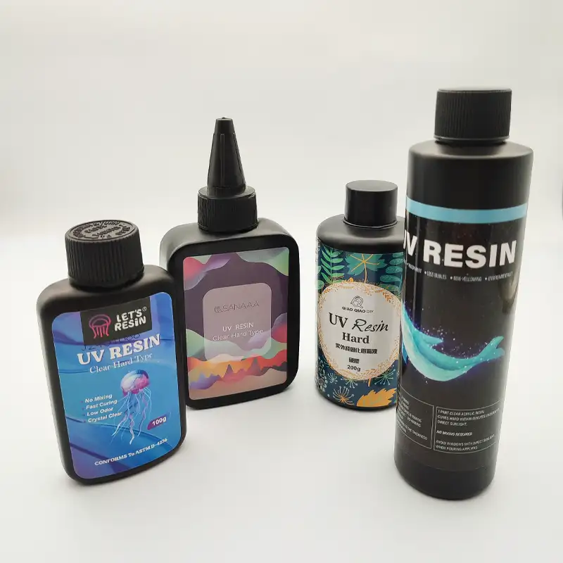 بخشی از رزین های تست شده توسط برند سانیا