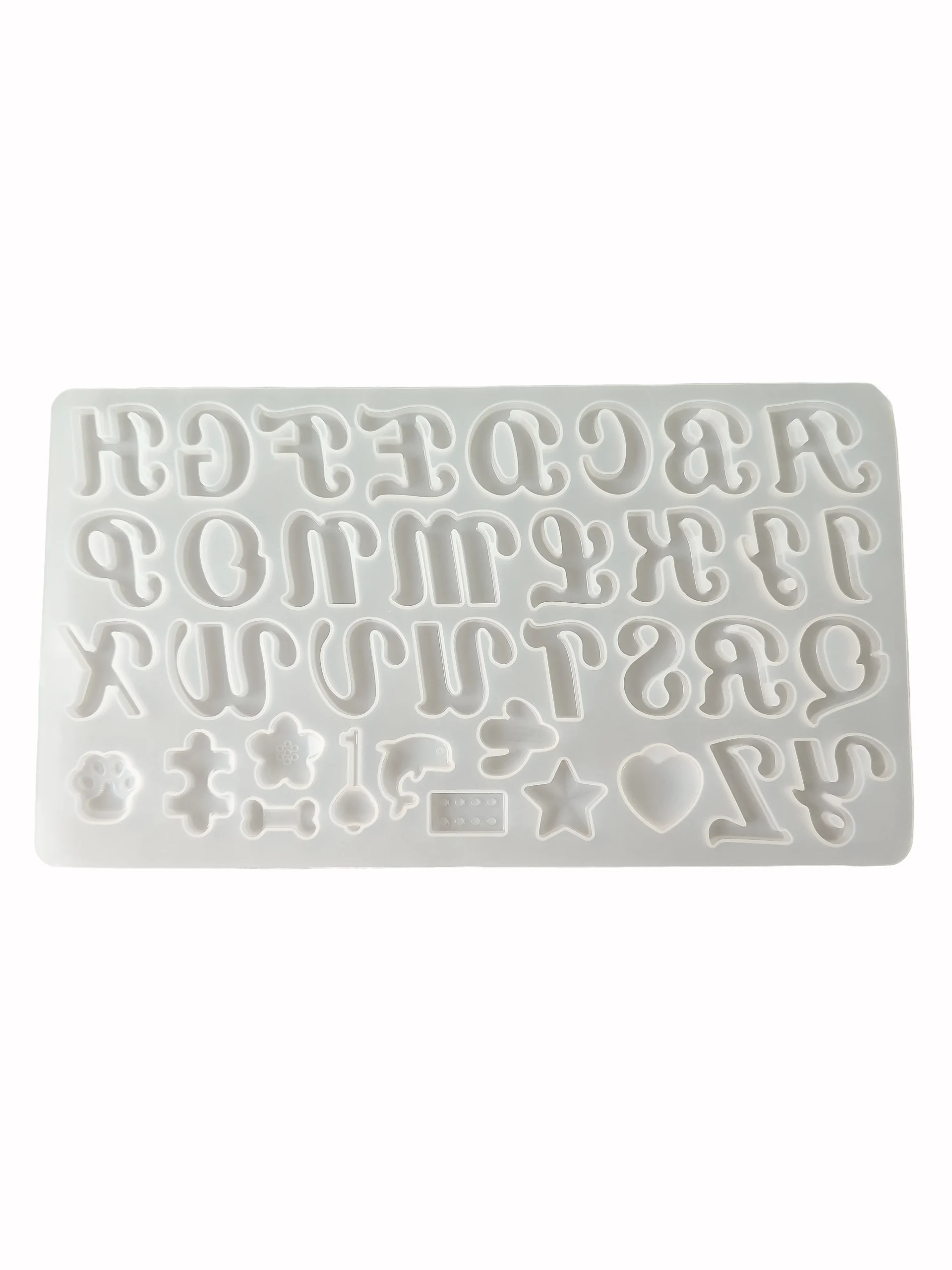 قالب وارداتی رزین آلفابت فونت swash serif