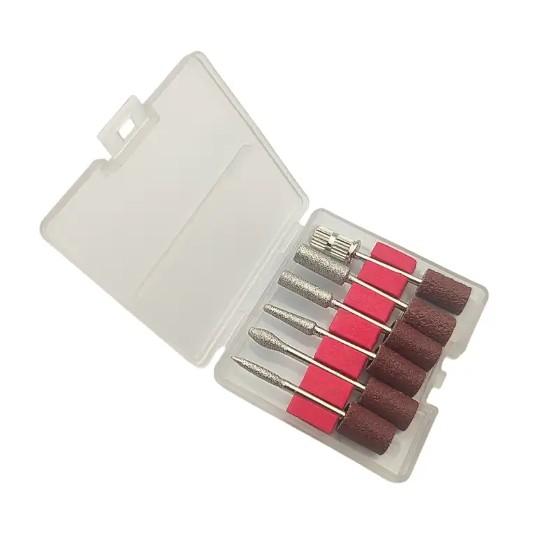 ست سری و سنباده سوهان برقی شامل مته‌های فلزی و سنباده‌ای مناسب پرداخت رزین، کارهای هنری، مانیکور و پدیکور