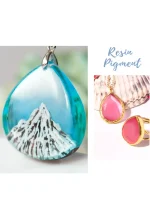 محصولات رنگ رزین یووی برند Pigment مجموعه‌ای از رنگ‌های مایع متنوع