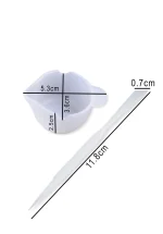 سایز کاپ سیلیکونی به همراه همزن، مناسب ترکیب رنگ و رزین