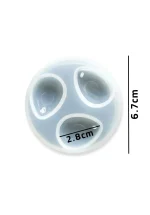 ابعاد قالب سیلیکونی قطره اشکی رزین- محصول وارداتی برای ساخت زیورآلات