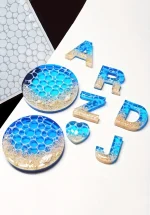 محصولات قالب رزین موج وارداتی؛ ابزار حرفه‌ای برای خلق افکت کف دریا در رزین